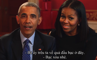 Cười ngất khi Đệ nhất phu nhân Michelle liên tục nói xấu Cựu Tổng thống Barack Obama trên truyền hình