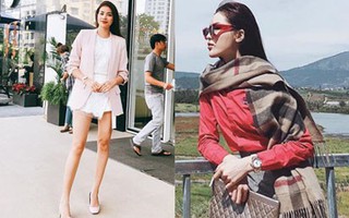 Phạm Hương khoe chân dài bất tận, Kỳ Duyên diện phụ kiện hàng hiệu chất lừ trong street style tuần này