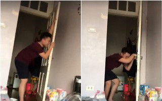 Clip: U23 Việt Nam bị đội bạn dẫn trước, chồng khóc như mưa, vùng vằng như trẻ nhỏ khiến vợ vừa thương vừa bật cười