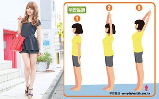 Người mẫu kiêm huấn luyện viên giảm cân Nhật Bản hướng dẫn tư thế tập 15 giây giúp vùng bụng phẳng lì