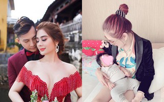 Lâm Khánh Chi chia sẻ ảnh con trai đầu lòng sau 1 năm kết hôn, nghẹn ngào trong lần đầu làm mẹ 