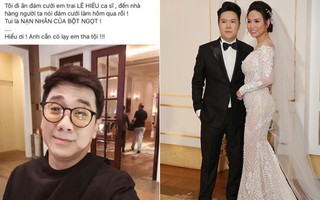 Chuyện có 1-0-2 của nghệ sĩ Thành Lộc: Một mình bơ vơ giữa nhà hàng vì nhầm lịch cưới của ca sĩ Lê Hiếu 