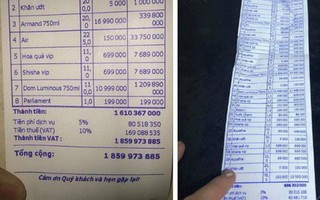 Hé lộ nhân vật "chủ chi" vụ hóa đơn đi bar gần 2 tỷ đồng gây xôn xao ở Hà Nội