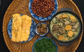 Khoe mâm cơm chỉ mất 30 phút cho ngày gần Tết bận rộn, vợ trẻ bị chị em chỉ ra thiếu sót cơ bản