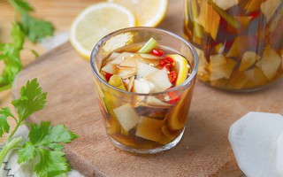 Tết này nhà tôi có món củ cải ngâm chống ngán cực chuẩn