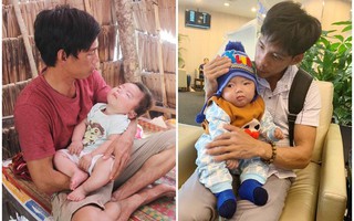 Hình ảnh mới nhất của bé Trọng Em 9 tháng tuổi bị mẹ bỏ rơi khi phát hiện bé bị bại não