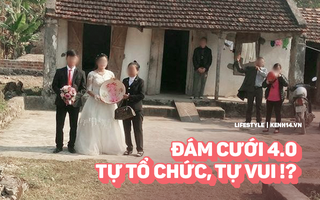 Chị em xôn xao trước hình ảnh đám cưới 4.0: Không loa đài, không cỗ bàn, không làng xóm cũng chẳng có bạn bè đến dự!?