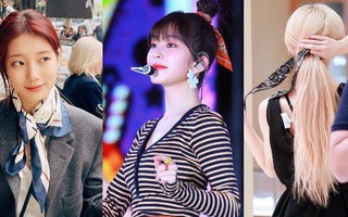 Đến phục tài "tái chế" của idol Hàn: Chỉ một chiếc khăn lụa mà diện được tới 5 cách khác nhau, cách nào cũng đẹp hút mắt