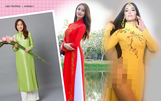 Cùng mặc áo dài Việt, dàn sao nữ ngoại quốc người được tung hô, kẻ bị chỉ trích