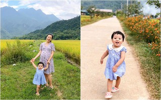 Bầu tháng cuối vẫn tung tăng đưa 3 con lên núi chơi, MC Minh Trang khiến hội chị em ngưỡng mộ vì hạnh phúc yên bình