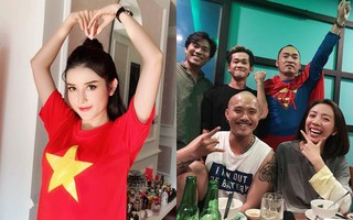 Dàn sao Việt lại được dịp phấn khích trước những bàn thắng liên tiếp của đội tuyển Việt Nam
