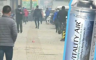 Máy lọc chưa đủ, người dân Trung Quốc từng đổ xô đi mua không khí đóng chai từ Canada, doanh nghiệp kiếm bộn tiền