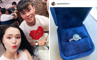 Bạn gái cầu thủ Duy Mạnh khoe nhẫn kim cương rồi lấp lửng chuyện mời cưới, phải chăng cặp đôi sắp về chung một nhà?