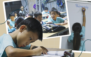 Chuyện về lớp học 0 đồng giữa Sài Gòn: Hai vợ chồng lấy tiền lương, bán vàng cưới để giúp trẻ em nghèo được học chữ