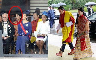 Cộng đồng mạng phát sốt với vẻ đẹp "thoát tục" không góc chết của Hoàng hậu Bhutan ở Nhật Bản khi tham dự lễ đăng quang 