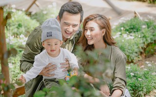Vẻ kháu khỉnh của con trai Lương Thế Thành - Thúy Diễm khi được cùng bố mẹ thăm thú Đà Lạt