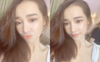 Nhã Phương quay clip cận mặt, cho thấy nhan sắc thật khi mới sáng sớm