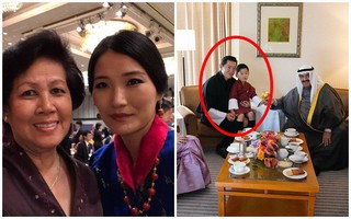 Chụp ảnh selfie, Hoàng hậu Bhutan bị dìm hàng không thương tiếc trong khi hoàng tử nhỏ chiếm hết spotlight của cha mẹ