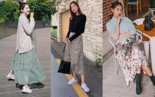 Biết 4 công thức sau, bạn đã hơn đứt người ta ở khoản diện chân váy midi tuyệt xinh và chuẩn mốt
