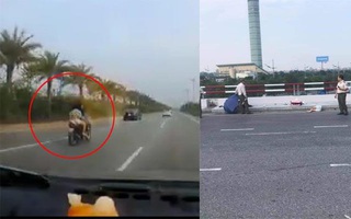2 cô gái chạy xe máy tốc độ cao ở đường cấm sân bay Nội Bài và cái kết thảm khốc khiến nhiều người rùng mình sợ hãi