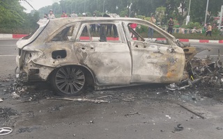 Vụ Mercedes kéo nhiều xe máy bốc cháy, khiến 1 nạn nhân tử vong: Chiếc xe ô tô chồng mới mua vài ngày giao cho vợ sử dụng