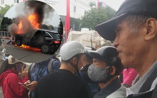 Nhân chứng vụ Mercedes kéo nhiều xe máy dưới gầm bốc cháy làm 1 người tử vong: Nữ tài xế mắc kẹt được cứu sống kịp thời