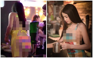 Tung chiêu khuyến mãi độc với 4 nhân viên phục vụ mặc như không mặc khoe ngực siêu khủng, chủ nhà hàng nhận hậu quả cho hành động phản cảm