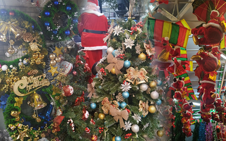 Đầu tháng 12, không khí Noel đã “đổ bộ” về đường phụ kiện Hải Thượng Lãn Ông nhộn nhịp chốn Sài thành