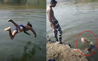 Đi bơi cùng bạn, chàng trai trẻ bị đuối nước, mọi người chứng kiến thảm kịch trước mắt nhưng không giúp đỡ, còn thản nhiên cầm máy ghi hình