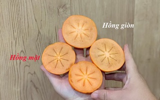 Mua online 40k/kg hồng mật tưởng giá hời, ai ngờ y chang hồng giòn 20k bán ngập chợ dân sinh