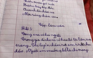 Cô giáo yêu cầu "tả chị gái của em", cô bé 6 tuổi đã có pha "bẻ lái" ngoạn mục khiến khổ chủ cũng cạn lời