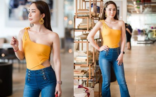 "Cá sấu chúa" Quỳnh Nga khoe dáng nuột với bodysuit nhưng độ lòe loẹt, sến súa thì không thể phủ nhận