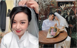 Đính hôn đã hơn 1 năm, bé Chuồn được 7 tháng Mi Vân mới chịu đi chụp ảnh cưới, chỉ là hậu trường thôi cũng xinh ngất ngây