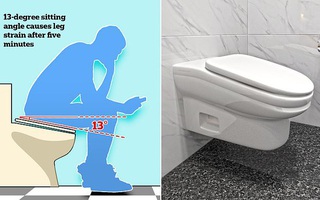Anh tung thiết kế mẫu bồn cầu mới để chống lại hội công sở thích ăn gian giờ làm việc bằng cách... đi nặng rồi ngồi lì trong toilet