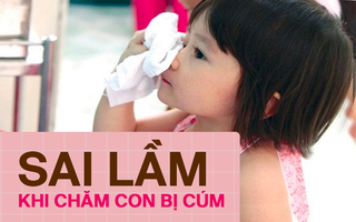 Cảnh báo khi mùa cúm đang bùng phát: Nếu mẹ cứ dùng khăn sữa lau cho trẻ bị cúm sẽ khiến bệnh mãi không khỏi