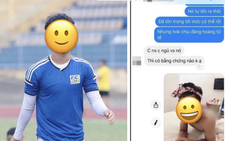 Một hot boy sân cỏ mới nổi của U23 Việt Nam lại nghi ngờ bị dính scandal lộ ảnh nhạy cảm