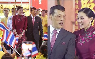 Hoàng hậu Thái Lan gây sốt với trang phục sườn xám cách tân khoe vẻ đẹp hút hồn, kết hợp ăn ý với nhà vua và được dân chúng ủng hộ