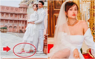 Váy áo đẹp xinh nhưng sao Mina Phạm lại chọn đôi giày "sai quá sai" thế này