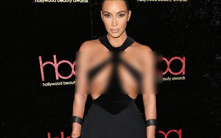 Hết hồn với bộ đầm của Kim Kardashian: Chẳng muốn nói đâu nhưng mặc thế này thì khác gì là không mặc!