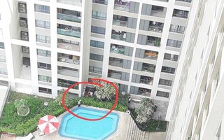 TP.HCM: Cô gái trẻ sinh năm 95 mặc bộ đồ đỏ tử vong cạnh hồ bơi, nghi rơi từ tầng cao chung cư xuống