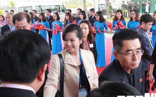Những hình ảnh mới nhất phái đoàn Triều Tiên lên tàu 5 sao tham quan vịnh Hạ Long