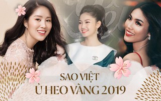 Lan Khuê, Thanh Tú, Lê Phương và loạt sao Việt đua nhau "ủ" heo vàng cho năm 2019