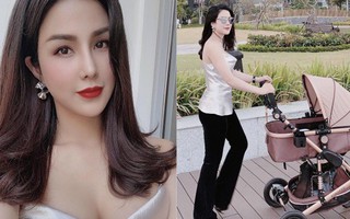 Mẹ bỉm sữa Diệp Lâm Anh diện áo hai dây trễ nải, khoe gương mặt dao kéo đạt đỉnh cao nhan sắc 