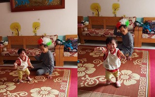 Bức ảnh dễ thương nhất ngày: Cháu gái khóc lóc bỏ chạy để ông ngồi ngơ ngác, dân mạng lại cười muốn té ghế