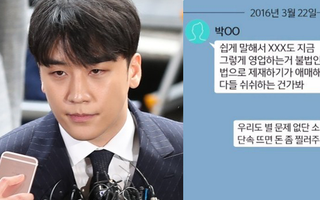 Lộ tin nhắn bóc mẽ thói quen thao túng luật pháp và xem thường cơ quan chức năng của Seungri: "Đưa ít tiền là được"