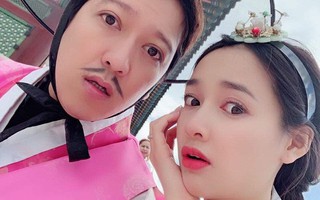 Nhìn ảnh Trường Giang makeup giả gái mới thấy anh và Nhã Phương có “tướng phu thê” chuẩn đến vậy