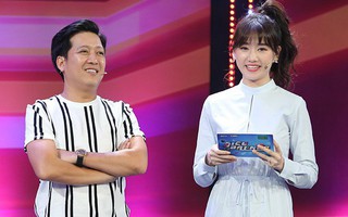 Hari Won trợn mắt, to tiếng với Trấn Thành trên sóng truyền hình: "Ăn cho cố vô đi...”