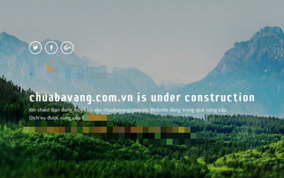 Website chùa Ba Vàng tạm thời không thể truy cập được