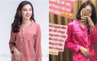 Đặt mua online bộ pijama màu hồng để đi đẻ cho xinh, cô gái kêu trời khi nhận về sản phẩm màu hường phi bóng rõ sến