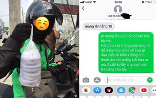 Giao hàng tới chân chung cư bị khách ra lệnh "mang lên tầng 19", gặp ngay chàng shipper có phản ứng cực gắt